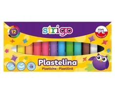 Strigo Plastelinos rinkinys vaikams, 12 spalvų