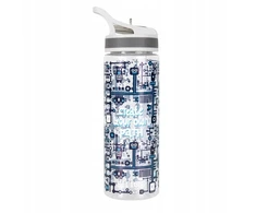 Strigo sportinis gertuvė 600ml robotų dizainas