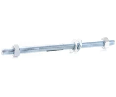 Strypas su veržlėmis ir poveržlėmis, M10 x 200 mm, cinkuotas