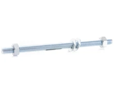 Strypas su veržlėmis ir poveržlėmis, M10 x 300 mm, cinkuotas