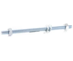 Strypas su veržlėmis ir poveržlėmis, M12 x 200 mm, cinkuotas