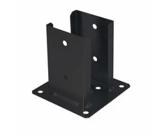 Stulpelių pagrindas Grundline 121x150x2.5mm juodas
