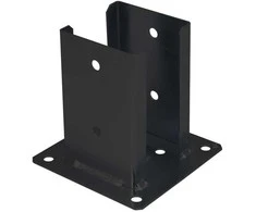Stulpelių pagrindas Grundline 71x71x120x2.5mm juodas