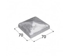 Stulpo kepurė Grundline 70x70x1mm juodas