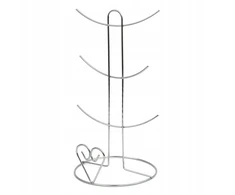 Styldekor SIDABRINIS METALINIS MEDŽIO TAURŲ STIKLAS 32cm