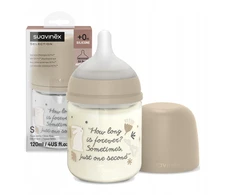 Suavinex Anti-colic stiklinis buteliukas SX Pro 120 ml laisvas srautas 0m+