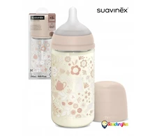 Suavinex Anti-colic stiklinis buteliukas SX Pro 240 ml vidutinio srauto 3m+