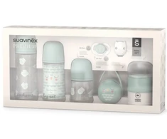 SUAVINEX BONHOMIA rinkinys naujagimiui - 1x rinkinys naujagimiui, zalia