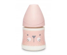 SUAVINEX BOTTLE 150ml HYGGE Rožinis + SX PRO čiulptukas + čiulptukas 0-6m RINKINYS