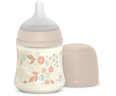 SUAVINEX buteliukas 150ml rožinis, laisvai tekantis žindukas, Wonderland