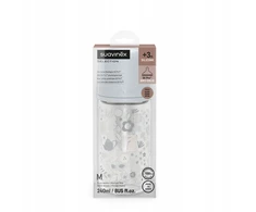 SUAVINEX SX PRO STIKLINIS BUTELIS VIDUTINIS SRAUTAS WONDERLAND 240ml MĖLYNAS