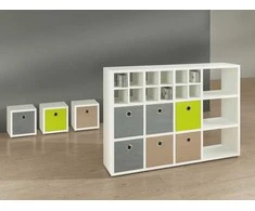 Sudedama medžiaginė dėžė BOON 320x320x320mm žalia