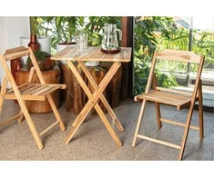 Sudedamas krėslas Tramontina 53x42.1x77cm medinis
