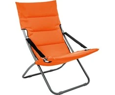 Sudedamas poilsio krėslas 60x96x90cm oranžinis