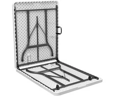Sudedamas stalas 180x75x72cm baltas