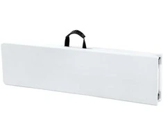 Sudedamas suolas 180x25x43cm baltas