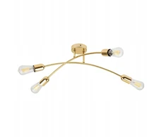 Sufitowa lampa do salonu Helix 4688 TK Lighting rustykalna metalo sp. auksinė