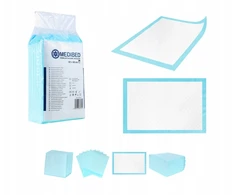 Sugeriantys įklotai higieniški MEDIBED 60X60 STRONG nesterilūs 25 vnt 560ml