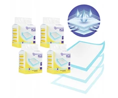 SUgeriantys įklotai MEDIBED PLUS 40X60 STRONG nesterilūs PREMIUM 510ml 120 vnt.