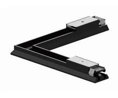 Bikuvalt Magnetinio bėgelio SLIM MAGNETIC kampinis elektrinis sujungimas, 48V, juodas, 02/0508