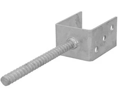 U tipo tvirtinimo pagrindas su inkaru Suki.International 71x100x60mm karštai cinkuotas