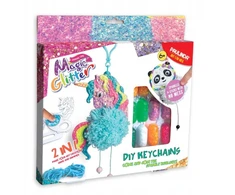 Sukurkite savo 3D Magic Glitter mix / Strigo raktų pakabukus