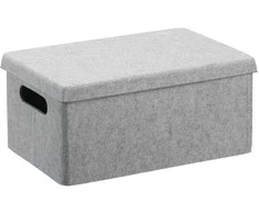 Sulankstoma laikymo dėžė Vega NHG 13x27x18cm veltinio/šv.pilka
