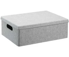 Sulankstoma laikymo dėžė Vega NHG 13x36x27cm veltinio/šv.pilka