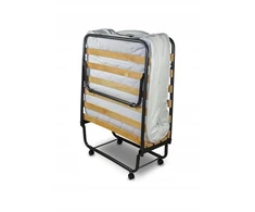 Sulankstoma lauko lova Veraflex, 80x188x40 cm, juoda