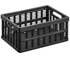 Sulankstoma plastikinė dėžė S Plast Team 10.93x23.9x17.6cm juoda