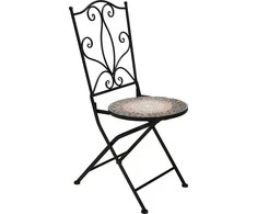 Sulankstomas krėslas Bistro 38x38x90cm rudas