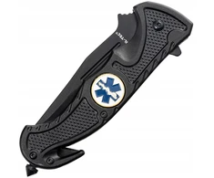 Peilis Mil-Tec Rescue Car Knife, juodas