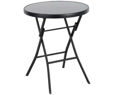 Sulankstomas stalas D60x70cm juodas
