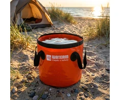 Sulankstomas turistinis kibiras, indas stovyklavimui, palapinė, stiprus, 20L