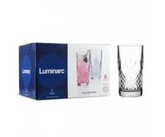 Sulčių stiklinės Salzburg Luminarc 380ml/6vnt.
