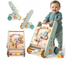 Sun Baby Medinė kūdikio stūmimo lenta Walker Sorter XXL