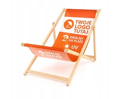 Sunbedchill PERSONALIZUOTA REKLAMA MEDINĖ šezlongas SU JŪSŲ LOGOTIPU, BET KOKIO RAŠTO