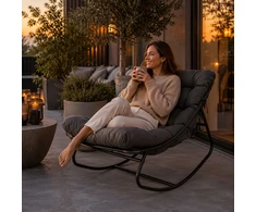 Supamas fotelis Gordon 73x118x67 cm, pilkas