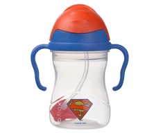 Superman b.box Vandens butelis su pasvertu šiaudeliu, 240 ml