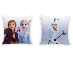 Supreme Style Pagalvės užvalkalas 40x40 Frozen Anna Elsa Olaf, dvipusis