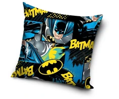 Supreme Style Užvalkalas 40x40 Batman dvipusė welurowa do przedszkola pokoju auta