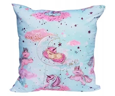 Supreme Style Užvalkalas jednorożec konik konie pony 40x40 bawełniana jasiek dla dziecka