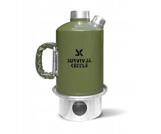 Survival Kettle Virdulis Survival Virdulys Žalias Stove, 23x16cm, žalias