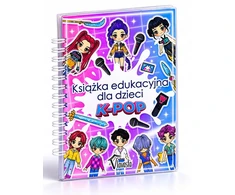 Šventinė dovana kelionės smagi K-pop edukacinė Velcro knyga