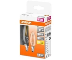 Šviesos diodų lemputė OSRAM STAR, LED, 4 W, atitinka 40 W, E14, 470 lm, 2700 K, 2 vnt.