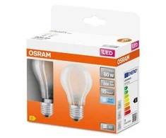 Šviesos diodų lemputė OSRAM STAR, LED, 7 W, atitinka 60 W, E27, 806 lm, 4000 K, 2 vnt.