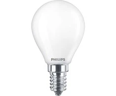 Šviesos diodų lemputė PHILIPS, E14, 6,5 W, atitinka 60 W, 2700 K, 806 lm, nedimeriuojama