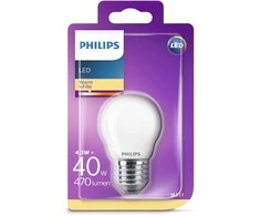 Šviesos diodų lemputė PHILIPS, P45, 4.3 W, E27, 470 lm, 2700K