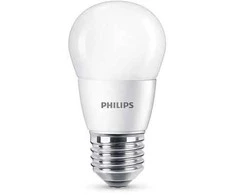 Šviesos diodų lemputė PHILIPS, P45, 7 W, E27, 806 lm, 2700K, atitinka 60 W