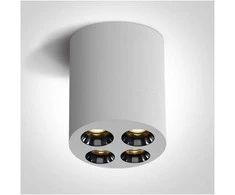 Bikuva.lt 10W paviršinis šviestuvas, baltas, 3000K, 12110H/W/W